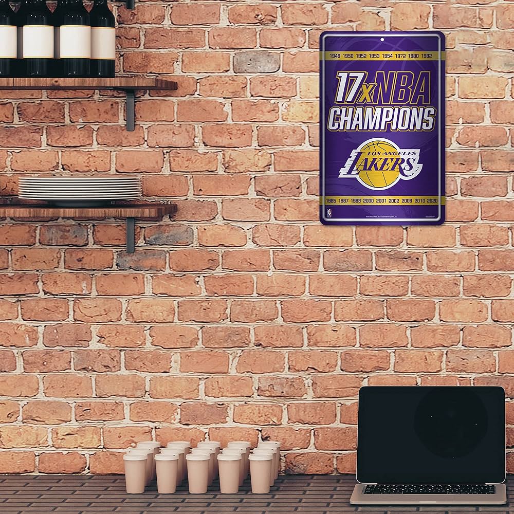 Amazon.com : Rico Industries NBA Los Angeles Lakers Champ